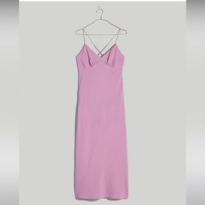 BNWT Madewell Layton slip dress in antique purple